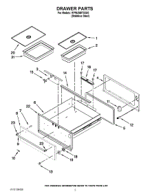03 - Drawer Parts parts for Kitchenaid Grill KFRU368TSS00 from AppliancePartsPros.com