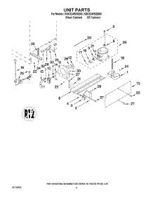 04 - Unit Parts parts for Kitchenaid Wine Cooler KBCS24RSBS00 from AppliancePartsPros.com
