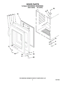 03 - Door Parts parts for Kitchenaid Wine Cooler KBCS24RSSS00 from AppliancePartsPros.com