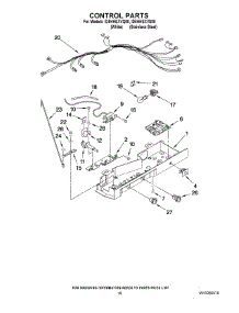 11 - Control Parts parts for Whirlpool Refrigerator ID5HHEXVS00 from AppliancePartsPros.com