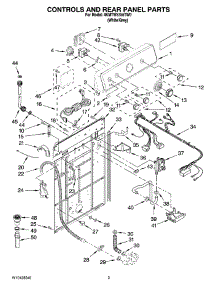 02 - Controls And Rear Panel Parts parts for Maytag Washer 4KMTW5755TW0 from AppliancePartsPros.com