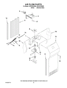 09 - Air Flow Parts parts for Whirlpool Refrigerator ID3CHEXWQ00 from AppliancePartsPros.com