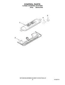 10 - Control Parts parts for Whirlpool Refrigerator ID3CHEXWS00 from AppliancePartsPros.com