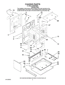 02 - Chassis Parts parts for Whirlpool Range ISG650WS00 from AppliancePartsPros.com