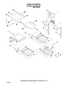 02 - Shelf Parts parts for Kitchenaid Wine Cooler KBCO24RSBX00 from AppliancePartsPros.com