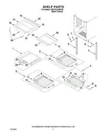 02 - Shelf Parts parts for Kitchenaid Wine Cooler KBCO24LSBX00 from AppliancePartsPros.com