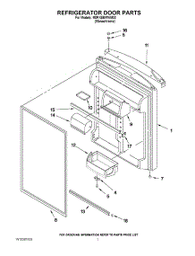 04 - Refrigerator Door Parts parts for Whirlpool Refrigerator M0RXEMMWM00 from AppliancePartsPros.com