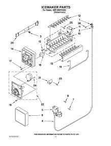 06 - Icemaker Parts parts for Whirlpool Refrigerator M0RXEMMWM00 from AppliancePartsPros.com