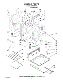 03 - Chassis Parts parts for Whirlpool Range YISE630WS00 from AppliancePartsPros.com
