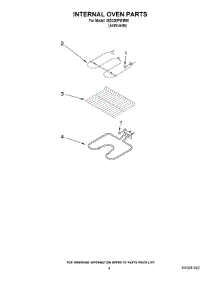 03 - Internal Oven Parts parts for Whirlpool Oven IBS330PWM00 from AppliancePartsPros.com
