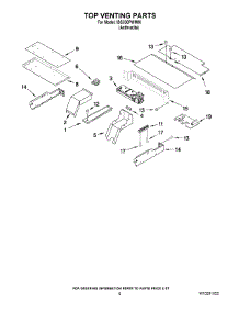 05 - Top Vent parts for Whirlpool Oven IBS330PWM00 from AppliancePartsPros.com