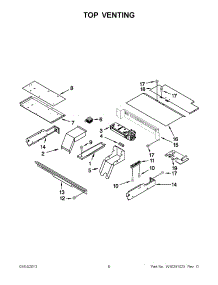 03 - Top Venting parts for Whirlpool Oven IBS550PWW00 from AppliancePartsPros.com