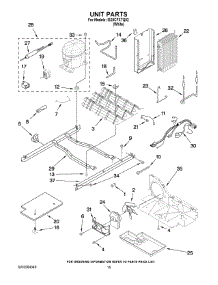 09 - Unit Parts parts for Whirlpool Refrigerator IS25CFXTQ02 from AppliancePartsPros.com