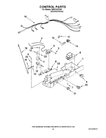 11 - Control Parts parts for Whirlpool Refrigerator IS25CGXTD01 from AppliancePartsPros.com