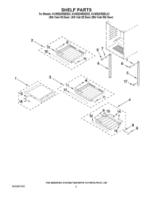 02 - Shelf Parts parts for Kitchenaid Wine Cooler KUWS24RSBL02 from AppliancePartsPros.com