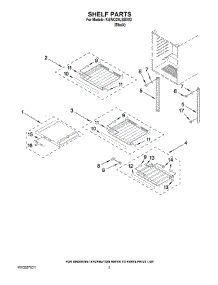 02 - Shelf Parts parts for Kitchenaid Wine Cooler KUWO24LSBX02 from AppliancePartsPros.com