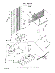 04 - Unit Parts parts for Whirlpool Refrigerator IST143301 from AppliancePartsPros.com