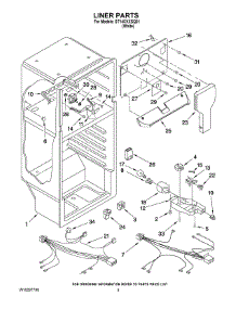 03 - Liner Parts parts for Whirlpool Refrigerator ST14CKXSQ01 from AppliancePartsPros.com