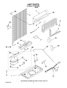 04 - Unit Parts parts for Whirlpool Refrigerator ST14CKXSQ01 from AppliancePartsPros.com