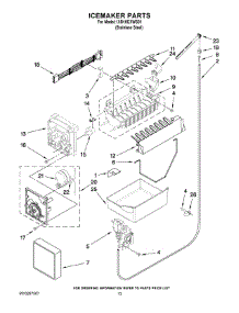 08 - Icemaker Parts parts for Whirlpool Refrigerator IX5HHEXWS01 from AppliancePartsPros.com
