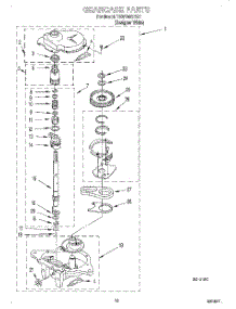 08 - Gearcase parts for Whirlpool Washer TAWB600EQ1 from AppliancePartsPros.com