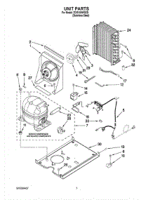05 - Unit Parts parts for Whirlpool Ice Maker ZDIS150WSSD from AppliancePartsPros.com
