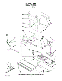06 - Unit Parts parts for Whirlpool Refrigerator ITB19330Q02 from AppliancePartsPros.com