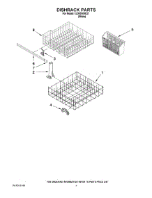 06 - Dishrack Parts parts for Whirlpool Dishwasher IUD4000WQ1 from AppliancePartsPros.com