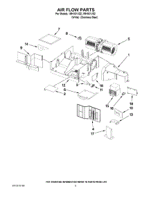 04 - Air Flow Parts parts for Whirlpool Microwave IMH16XVS2 from AppliancePartsPros.com