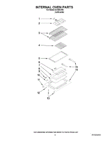 05 - Internal Oven Parts parts for Whirlpool Range IDC865VM0 from AppliancePartsPros.com