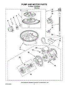 06 - Pump And Motor Parts parts for Whirlpool Dishwasher IUD9750WS0 from AppliancePartsPros.com