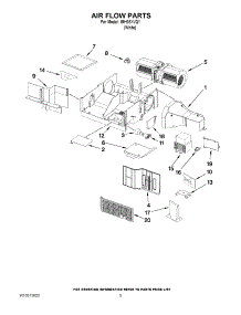 04 - Air Flow Parts parts for Whirlpool Microwave IMH15XVQ1 from AppliancePartsPros.com