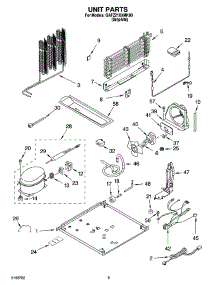 05 - Unit Parts parts for Whirlpool Freezer GAFZ21XXMK00 from AppliancePartsPros.com