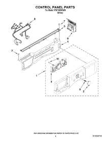 03 - Control Panel Parts parts for Whirlpool Washer IFW7300WW00 from AppliancePartsPros.com