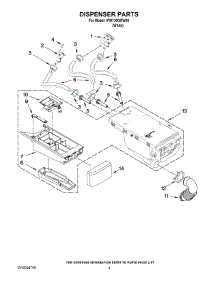04 - Dispenser Parts parts for Whirlpool Washer IFW7300WW00 from AppliancePartsPros.com