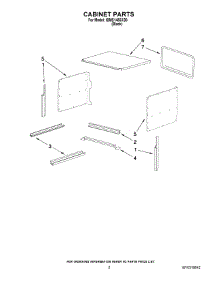 02 - Cabinet Parts parts for Whirlpool Microwave IBMS1455XB0 from AppliancePartsPros.com