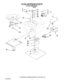 05 - Oven Interior Parts parts for Whirlpool Microwave IBMS1455XB0 from AppliancePartsPros.com