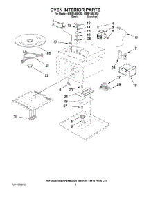 05 - Oven Interior Parts parts for Whirlpool Microwave IBMS1456XB0 from AppliancePartsPros.com
