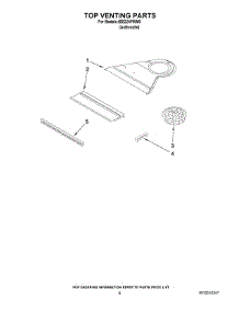 05 - Top Venting Parts parts for Whirlpool Oven IBS224PWM0 from AppliancePartsPros.com