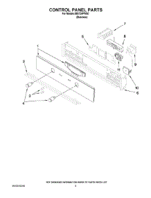 04 - Control Panel Parts parts for Whirlpool Oven IBS124PWS0 from AppliancePartsPros.com