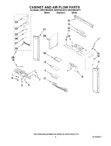 02 - Cabinet And Air Flow Parts parts for Whirlpool Microwave UMV2186AAS16 from AppliancePartsPros.com