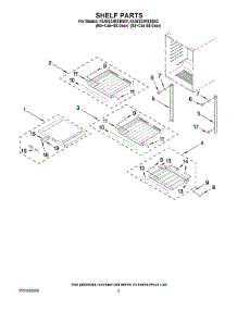 02 - Shelf Parts parts for Kitchenaid Wine Cooler KUWS24RSBS03 from AppliancePartsPros.com