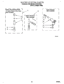 10 - Water System parts for Whirlpool Washer LSN7233DQ0 from AppliancePartsPros.com