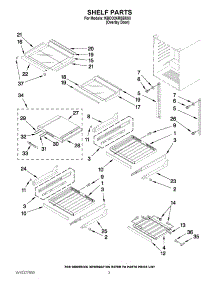 02 - Shelf Parts parts for Kitchenaid Wine Cooler KBCO24RSBX03 from AppliancePartsPros.com