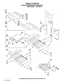 02 - Shelf Parts parts for Kitchenaid Wine Cooler KBCS24RSBS03 from AppliancePartsPros.com
