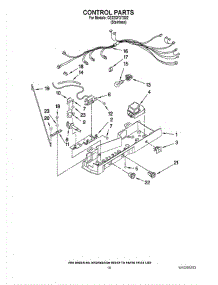 11 - Control Parts parts for Whirlpool Refrigerator CS22CFXTS02 from AppliancePartsPros.com