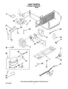 04 - Unit Parts parts for Whirlpool Refrigerator I8RXCGFXQ01 from AppliancePartsPros.com