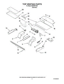 05 - Top Venting Parts parts for Whirlpool Oven IBD650PXS00 from AppliancePartsPros.com