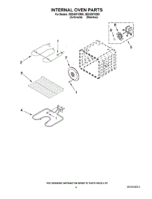03 - Internal Oven Parts parts for Whirlpool Oven IBS350PXM00 from AppliancePartsPros.com