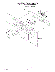 04 - Control Panel Parts parts for Whirlpool Oven IBS650PXS00 from AppliancePartsPros.com